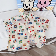 Boys Short-Sleeved Shirts Harada Shirts Girls Baby Shirts Outer Wear Clothing/8.26