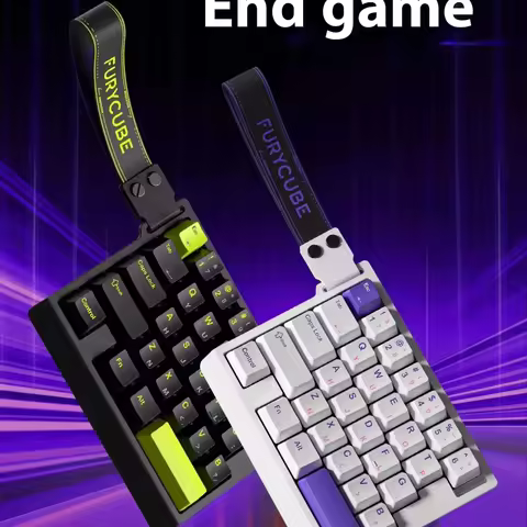 FURYCUBE M30HE Magnetic Switch Mechanical Keyboard Wired 0.1ms 0.01mm RT 8K Single-handed Custom RGB