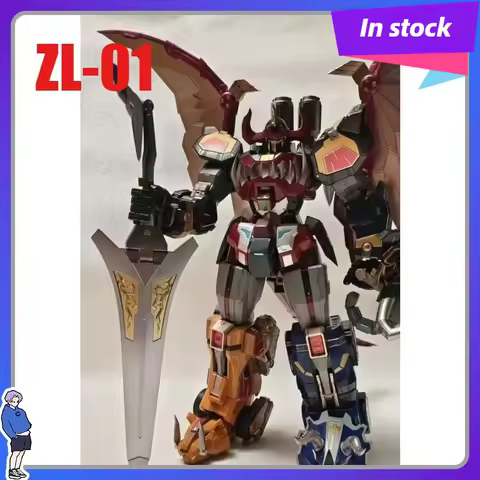 In Stock Burst Model ZL-01 Beast King G-01 KO FLAMETOYS BEAST LORD Dragon Caesar Megazord Alloy Acti