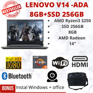 PROMO LAPTOP LENOVO V14-ADA - SSD 256B- Ram 8GB - AMD Ryzen3 - 14 "- GREY