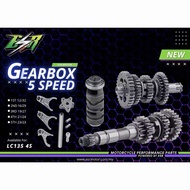LC135 LC4S ESR RACING GEAR BOX 5 SPEED COMPLETE PNP
