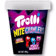 โทรลลี่ เยลลี่รูปหนอนรสเบอร์รี่Trolli Gummy Nite Crawlers Very Berry Flavor 160g