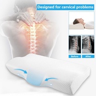 62x35cm Memory Foam Bed Orthopedic Pillow Neck Protection Slow Rebound Memory Pillow Butterfly Shaped Health Cervical Neck