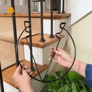 zhidaowe Garden Planter Stand Easy Installation Plant Stand Metal Balcony Railing Flower Pot Holder Shelf Indoor Outdoor Hanging Plant Stand for Stairs and Vertical Spaces