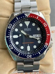 SEIKO 7s26-0020 SKX009 海軍藍男孩 STRAPCODE