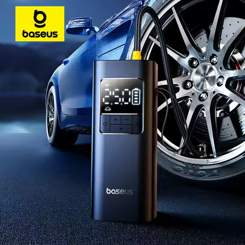 Baseus Wireless Air Pump Portable Air Compressor Smart Digital Electric Car Air Pump for Car Motorcy