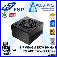 (ALLSTARS) FSP VITA GM 850W 80+ Gold FM ATX3.1+Gen5.1 Power Supply (FSP-VITA-850GM) (Warranty 7years