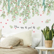 Wall Stickers Green Plants Vines Flowers Room Decoration Wall Stickers Living Room Bedroom Decoratio