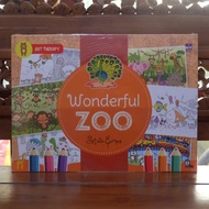 Wonderful ZOO - Children's Activity Book Coloring Animals, Coloring Various Animals. Art Teraphy