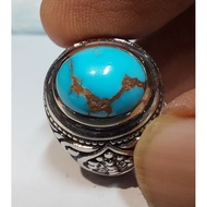 EGYPTIAN TURQUOISE LIGHT GRADIENT EST DIM 11.5x9x7 Ring 8