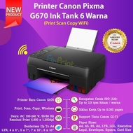 Canon G670 Easy Refillable Wireless All-In-One Ink Tank for High Volume Quality Photo Printing