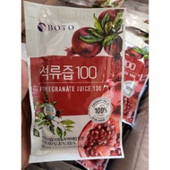 BOTO Red Pomegranate Juice 100% High Concentration 80ml Drink Korean Concentrated