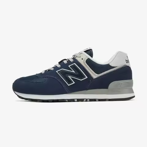 New Balance NB 574 Retro, Versatile, Everyday Casual Low-Top Running Shoes for Men and Women, Dark B