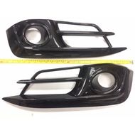 40634 - Honda Civic FC  REAL CARBON cover ~~ front bumper fog lamp cover .