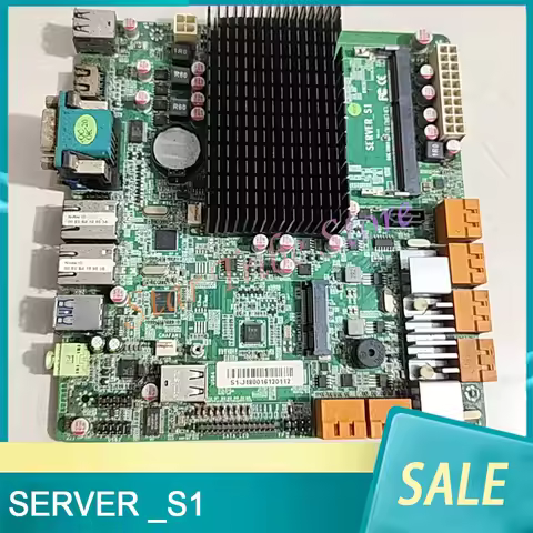 SERVER _S1 S1-J1800 Integrated CPU Computer Motherboard With 12 SATA Ports