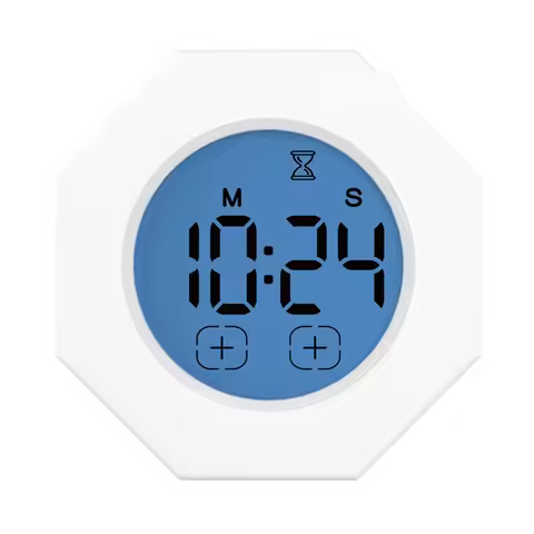 Pomodoro Timer, Productivity Timer Square, Octagonal Gravitational Flip Focus Timer,Mute & Adjustabl