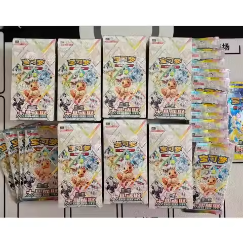 PokéMon Rading Card Game 17.5 Terastal Festival Ex Csv9.5c Booster Box Simplified Chinese Sealed Eev