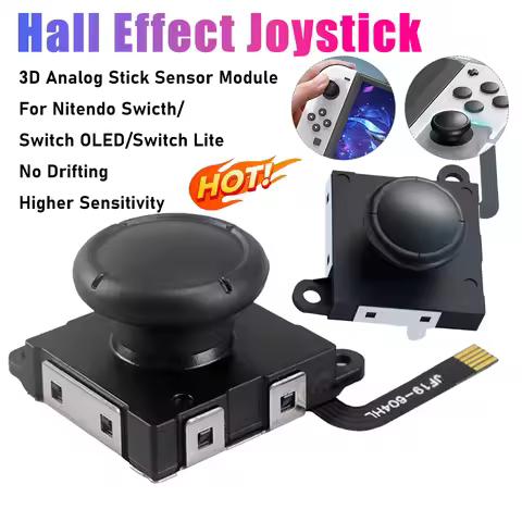 Hall Effect Joystick No Drifting Higher Sensitivity 3D Analog Stick For Nitendo Swicth/Switch OLED/S