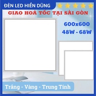 Tấm LED ÂM TRẦN PANEL 600x600 / AS VÀNG TRẮNG 4000K 48W-68W - 300x600 28W - 300x300