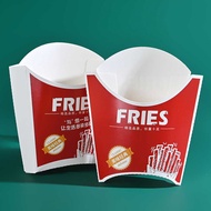 French Fries Box Disposable Food Snacks Takeaway Packaging Lunch Box French Fries Fried Chicken Popc