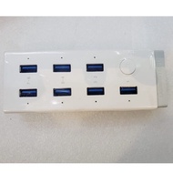 UGREEN 7-in-1 USB 3.0 Hub with 7 Ports & 5V/2A Power Adapter (Model 30303)