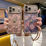 Retro 3D Camellia Rose Flower Casing For Honor X9D X7D X9C X8C X8B X7C X5C Plus 400 200 Smart X5B X6