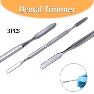 3PCS Dental Stainless Steel Mixing Spatula Tool Dental Mixing Stick Color Tools Dentist Tools