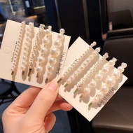 【促销】珍珠一字夹珍珠刘海发夹气质边夹少女心头饰发饰女侧边夹珍珠发夹26.8.13