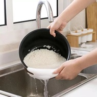 Sudu Basuh Beras New Kitchen Multifunctional Rice Washing Spoon Drainer Portable Filter Rice Washing 家用多功能洗米器淘米勺