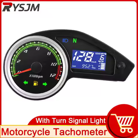 AD Motorcycle Tachometer With Turn Signal Light for Honda NXR150 NXR125 Bros 2003-2014 CRV Digital L
