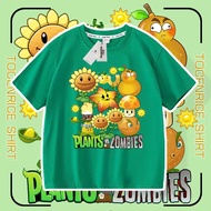 TW New Style Plants vs Zombies Sunflower PlantsV.S. Zombies Boys Girls t-Shirt Short Sleeve Casual T