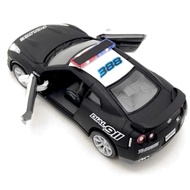 Kinsmart Nissan GT-R (R35) 2019 Police Toy Car Police GTR R35 Jagat Diecast
