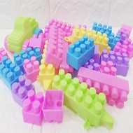 ISI 136 PC Mainan Edukasi Anak Puzzle Mr Block Mainan Balok Besar Anak Balita Edukasi Isi: 106 136