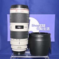 『Trade In優惠』新淨 Canon 70-200mm F2.8 L IS II USM 小白二代 F2.8大光圈 運動拍攝一流 可租用 70-200 EF-Mount 5DIV 6DII 1DX