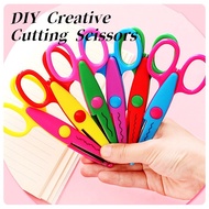 Design Scissors Art and Craft DIY Creative Wave Lace Edge Cutting Scissors