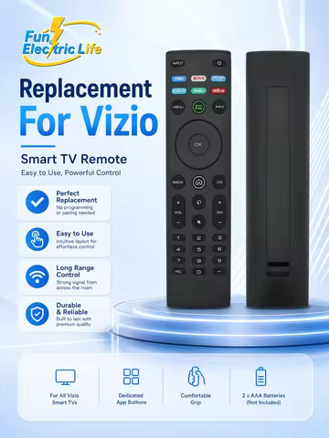 XRT140 Universal Remote Control for VIZIO Smart TV Remote Apply to All for VIZIO LED LCD HD UHD HDR 