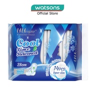 UUCARE Cool Time Released Technology Night Sanitary Pad Super SLim 28cm Natural Extract 14s