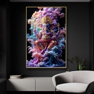 Acrylic Photo Frame For Home Decoration Enhance Feng Shui Ganesha Image