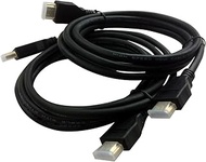 PowerBridge Solutions H3-2 High-Speed HDMI Cable, Supports Ethernet, 3D, 4K video and Audio Return Channel (ARC), Two-Pack Set of 9.8 Feet (3 Meters) HDMI Cables