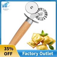 Pasta Cutter Wheel Dual Wheel Ravioli and Pastry Cutter for Pizza, Cookies, and Pasta