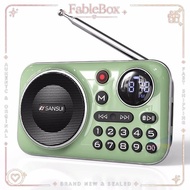 FableBox SANSUI F21 Mini Bluetooth Speaker Wireless Portable FM Radio TF Card Outdoor Audio Player