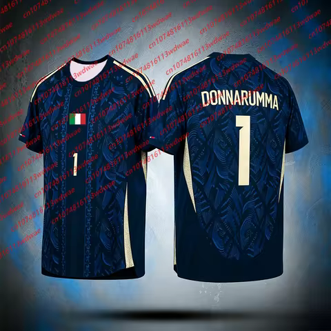 Italy Football Training Kit Football Jersey Quick-Dry DONNARUMMA 1 Football Tshirt football Tracksui