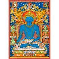 藥師佛唐卡 療癒與慈悲的光輝