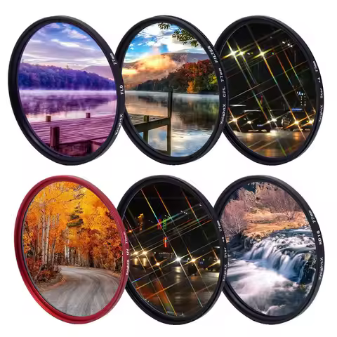 KnightX FLD UV CPL ND Star Filter polarizer red Camera Lens gnd Filter For canon eos sony nikon 49 5