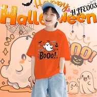 100-5Xl Horror Halloween Kids T-Shirt 100% Cotton Printed Baju Happy Halloween 031 1008