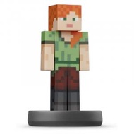 Switch Amiibo Figure: Minecraft Steve 我的世界~ 艾莉克斯 (大亂鬥系列)