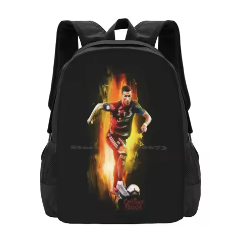 Ronaldo Wallpaper Hot Sale Schoolbag Backpack Fashion Bags Cr 7 Wallpaper Illustration Art
