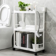 [ACC] Trolley Rack 3-Tier Kitchen Rack Bathroom Rack with Wheels