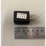 48V-64V Buzzer Flasher (Orange)/48V Square