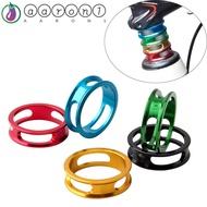 AARON1 4pcs Bicycle Headset Spacer MTB Gasket Front Fork Washer Folding Bike Bike Headset Ring 10mm Aluminum Alloy 1-1/8'' Cycling Accessories Spacing Pad/Multicolor